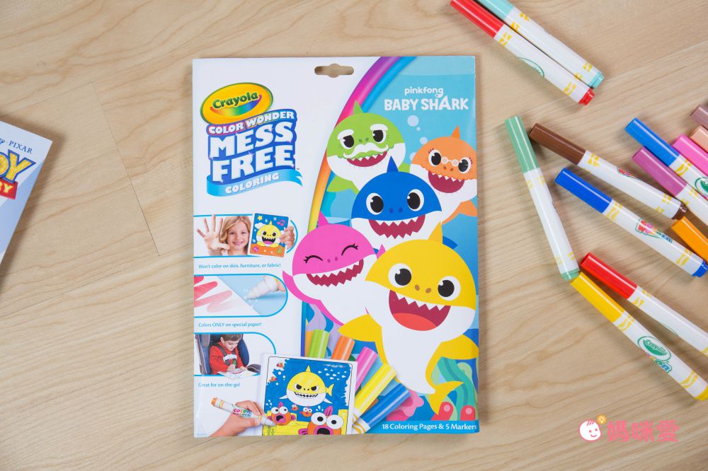 魔法顯色筆【Crayola 繪兒樂】神彩著色套組/著色本