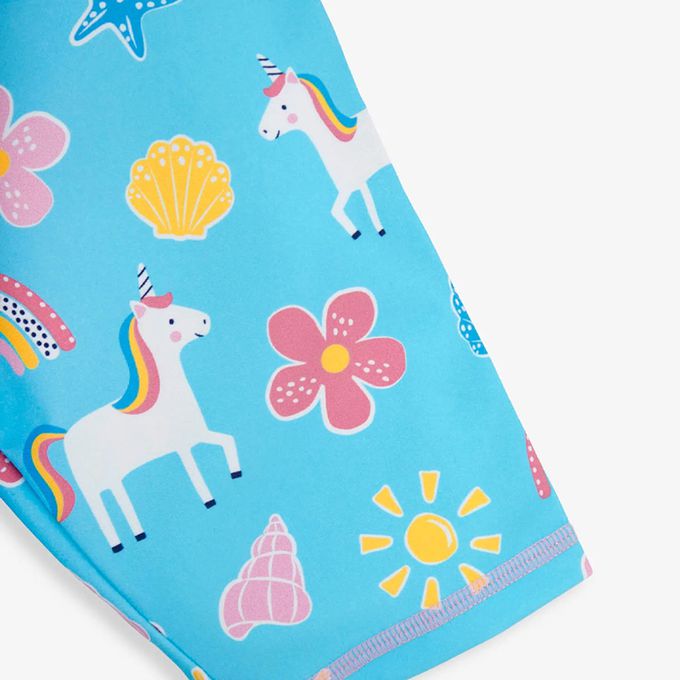 英國 JoJo Maman BeBe - 嬰幼兒/兒童兩件式防曬泳裝-童話世界