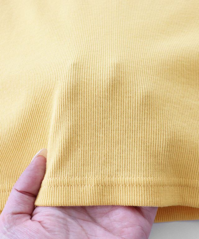 日本 Pierrot - 棉混柔美圓領荷葉袖上衣-珊瑚橘