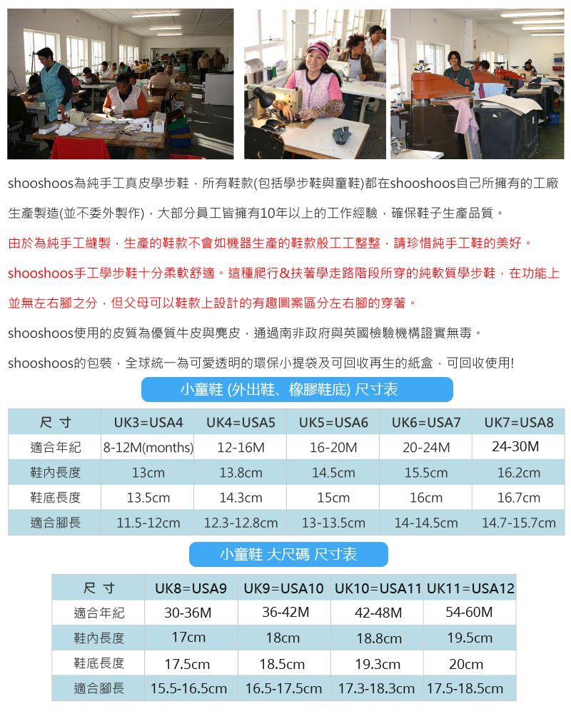 英國 shooshoos - 健康無毒真皮手工涼鞋/童鞋-純白一夏