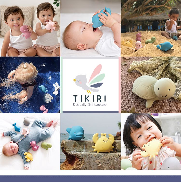 斯里蘭卡TIKIRI - 搖鈴固齒玩具-小海豚