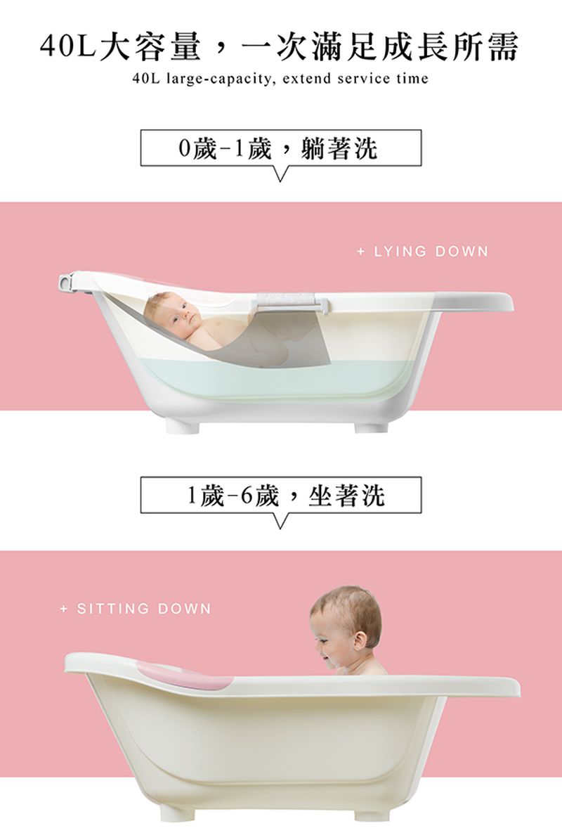 Simba 小獅王辛巴 - 嬰兒防滑浴盆-麗芙粉