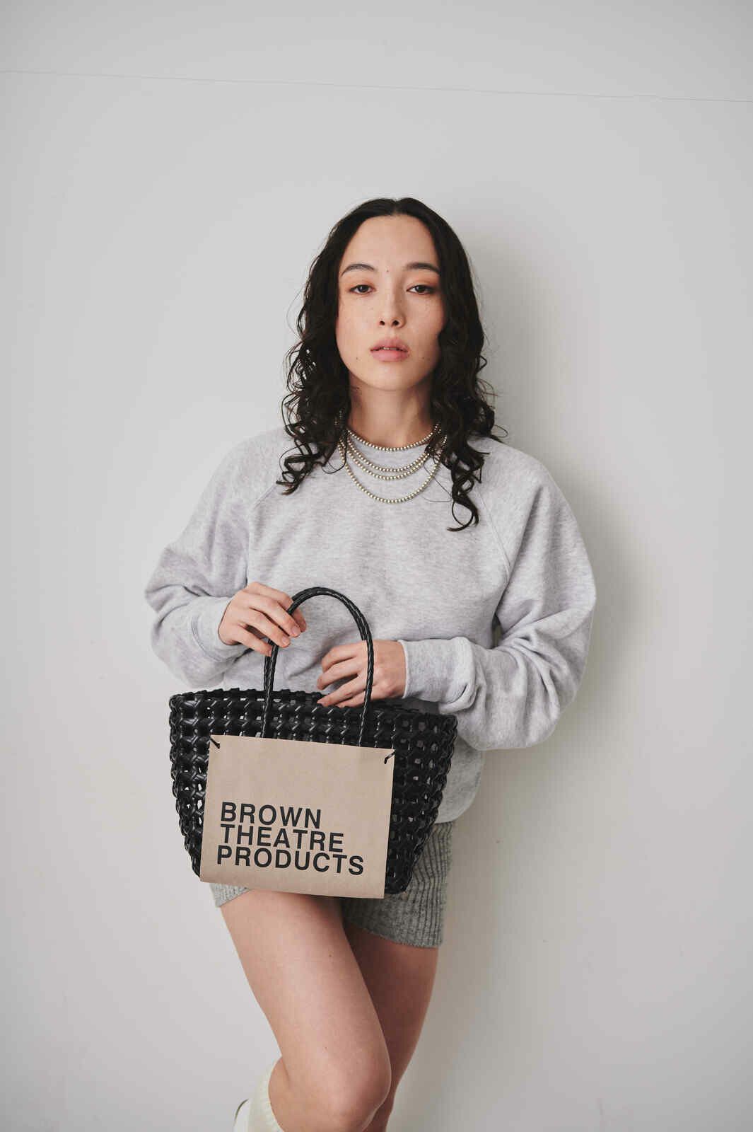 日本代購 - [熱銷冠軍] 品牌經典手提編織包-經典黑 (30x20x12cm)