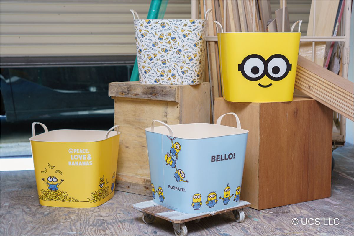 日本stacksto - 日本 Stacksto X 小小兵 聯名收納籃-(滿版小小兵)