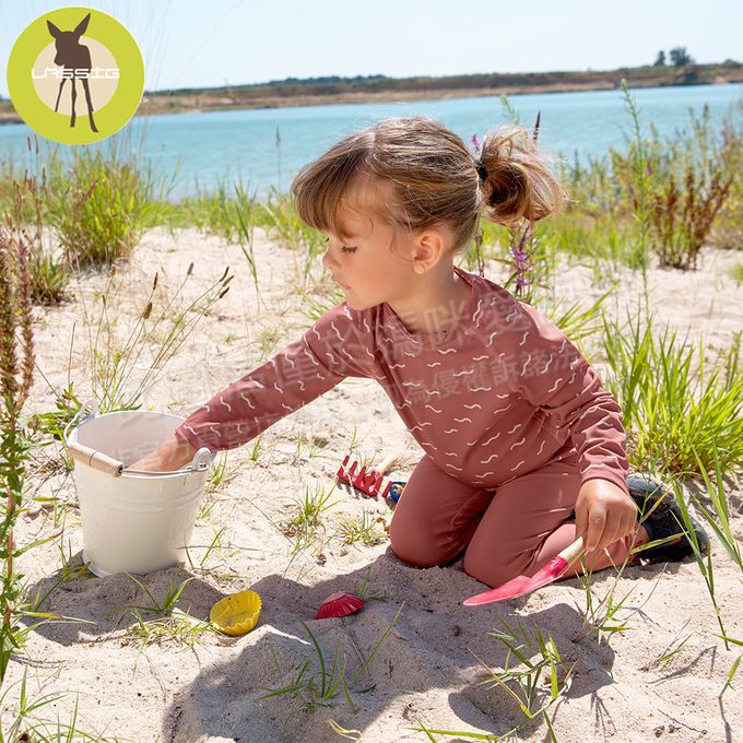 德國 Lassig - 嬰幼兒抗UV長袖泳裝上衣-鱷魚先生