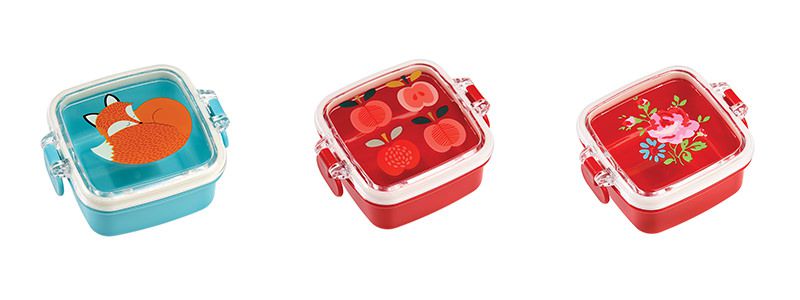 英國 Rex London - 小零食盒/奶嘴收納盒3入組-迷人貓咪