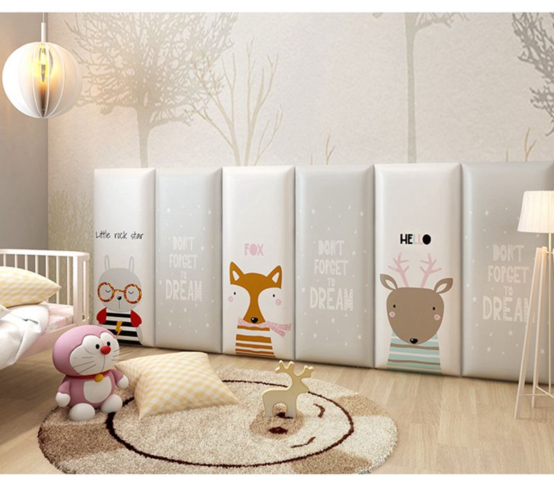 vanibaby - 自黏式PU防撞壁貼-動物之家系列 (藍色3入)-厚度3cm