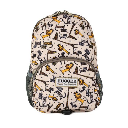 HUGGER - 防走失背包(馬達加斯加)牽繩可拆-學齡前幼兒園寶寶學步期外出小後背包 (1-3Y)