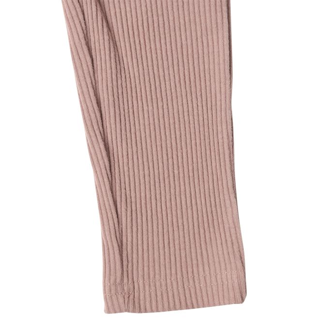 akachan honpo - 10分裙褲-刷毛 刺繡-淺卡其色