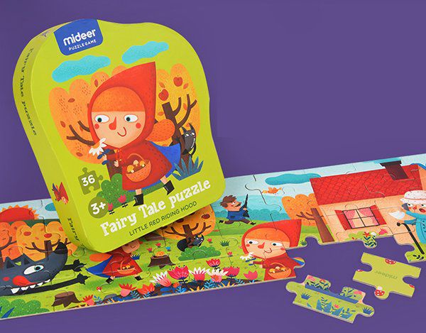 MiDeer - 童話故事拼圖-白雪公主-36片