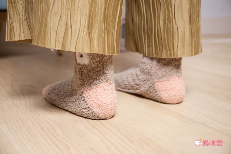 日本 friendshill - 動物刺繡針織保暖長襪(防滑設計)-貓咪-黃 (22-25cm)