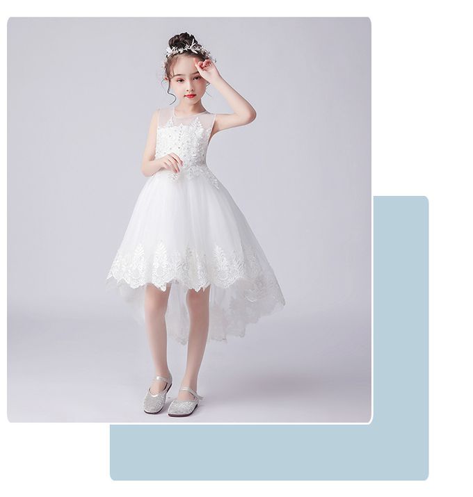 銀雪杉林拖尾禮服