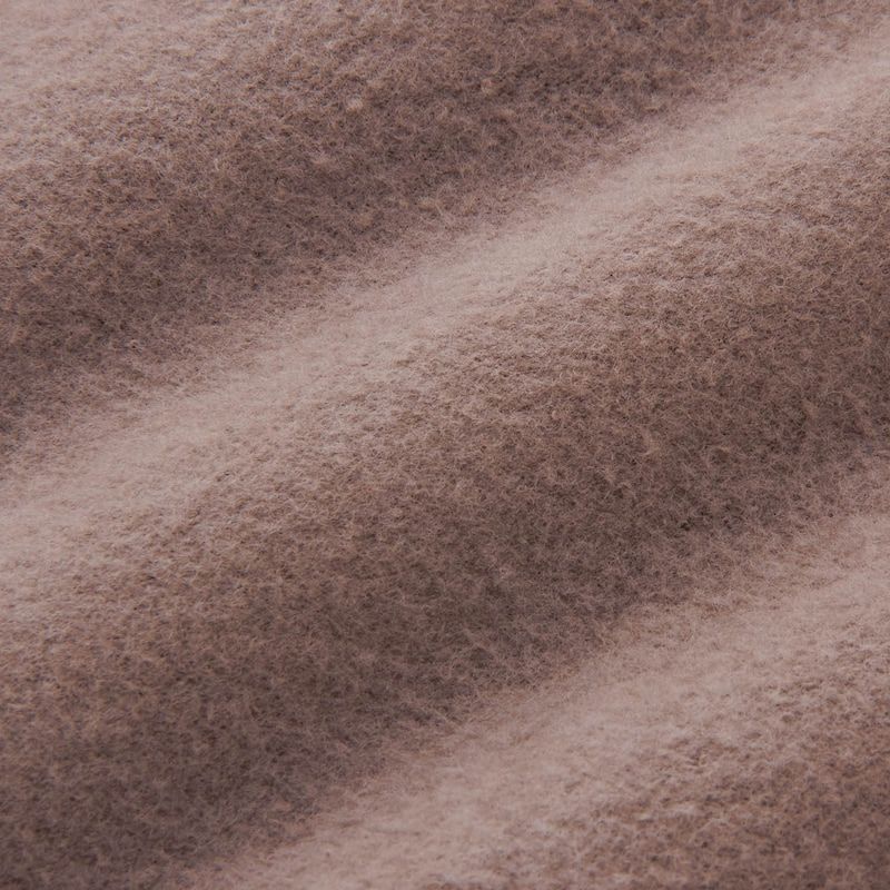 日本千趣會 - GITA 印花刷毛長袖上衣-巧克力磚-可可