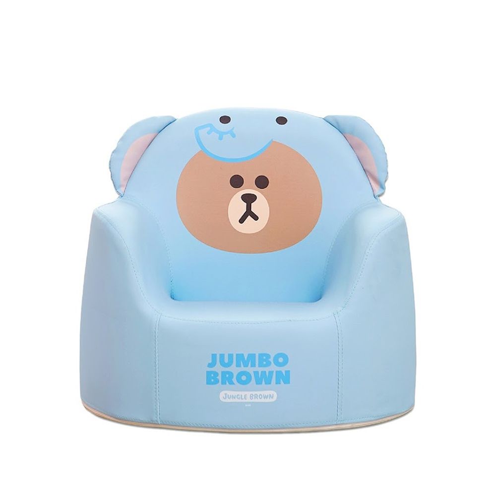 Kikimmy Line Friends 兒童造型沙發 大象熊大款 44 5x49x51cm 媽咪愛