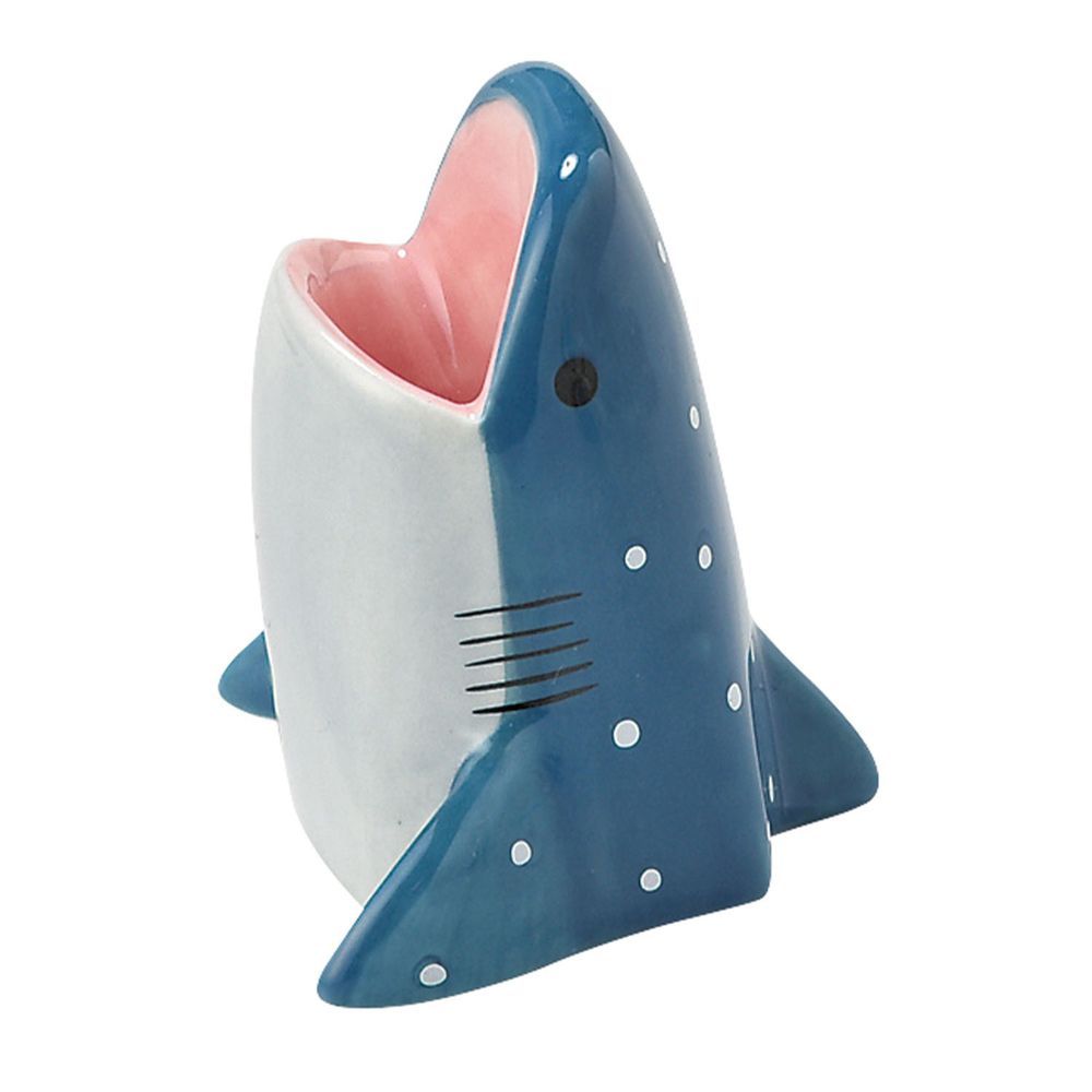 日本 Seto Craft - 海生動物造型牙刷架/筆架-鯨鯊