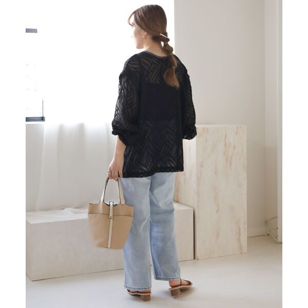 日本 Bou Jeloud - 皮革時尚簡約手提水桶包-黑