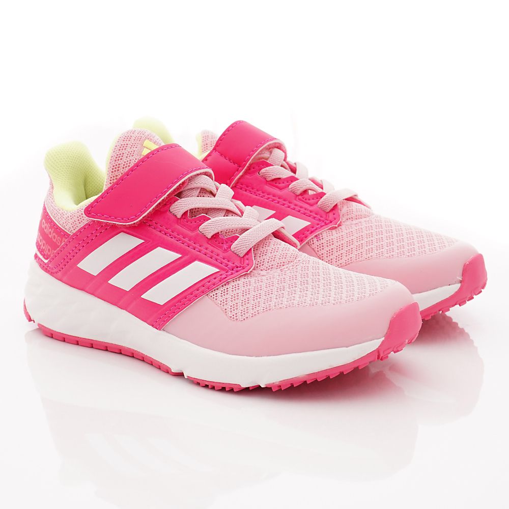 adidas - 愛迪達童鞋-超輕運動慢跑鞋(中大童段)-粉