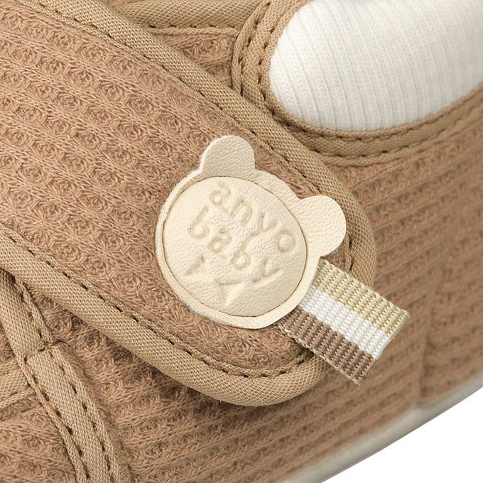 akachan honpo - 學步鞋-華夫格-咖啡色