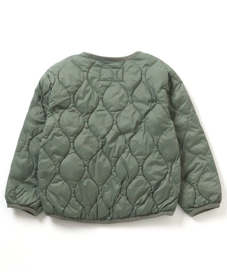 日本 BREEZE - 圓領好搭絎縫鋪棉外套(可機洗)-紅