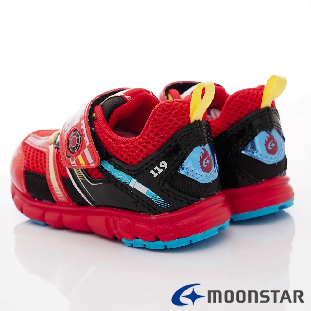 Moonstar日本月星 - 高機能寬楦鞋款(中小童段)-紅