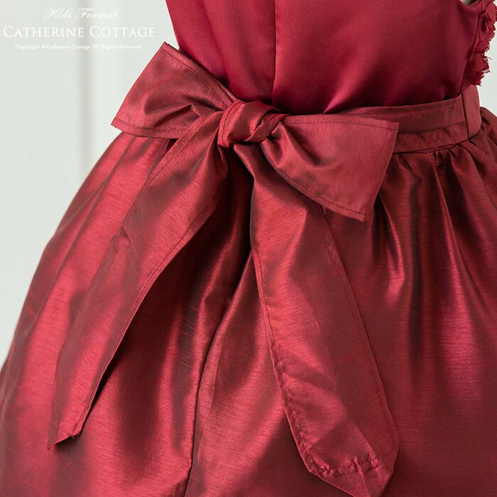 日本 Catherine Cottage - 立體花朵拼接洋裝/小禮服-黑x白