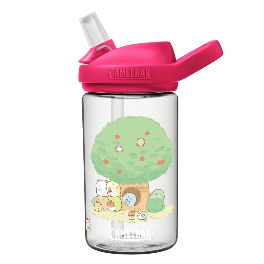 CamelBak - EDDY+ 兒童吸管運動水瓶 角落小夥伴限量款-蘋果樹洞-400ml