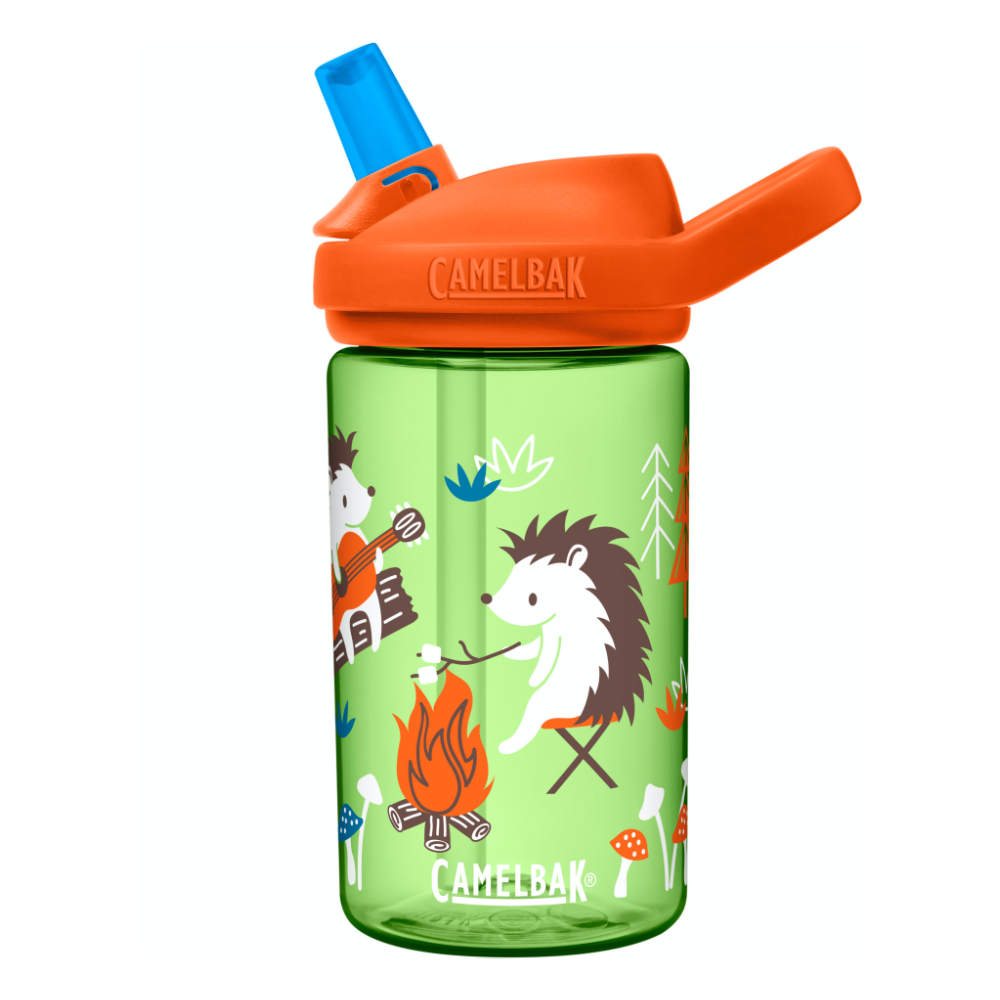 CamelBak - EDDY+ 兒童吸管運動水瓶-露營刺蝟-400ml
