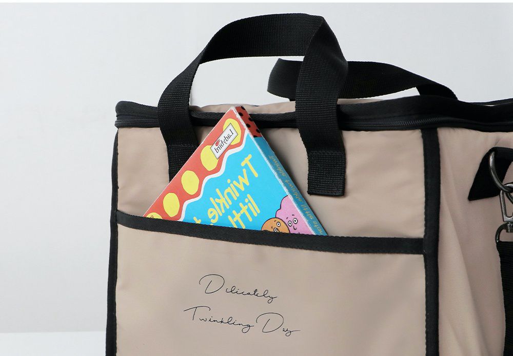 韓國 Conitale - 保冷保溫野餐袋/推車袋-迷霧藍