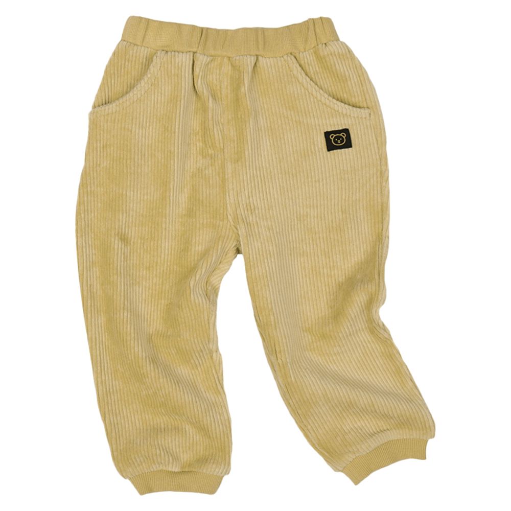 10分蓬蓬褲 燈心絨-黃色