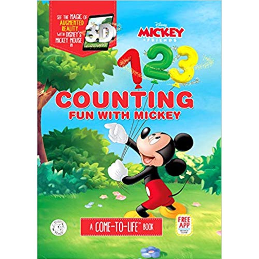 AR 3D立體故事書-123 Counting Fun with Mickey