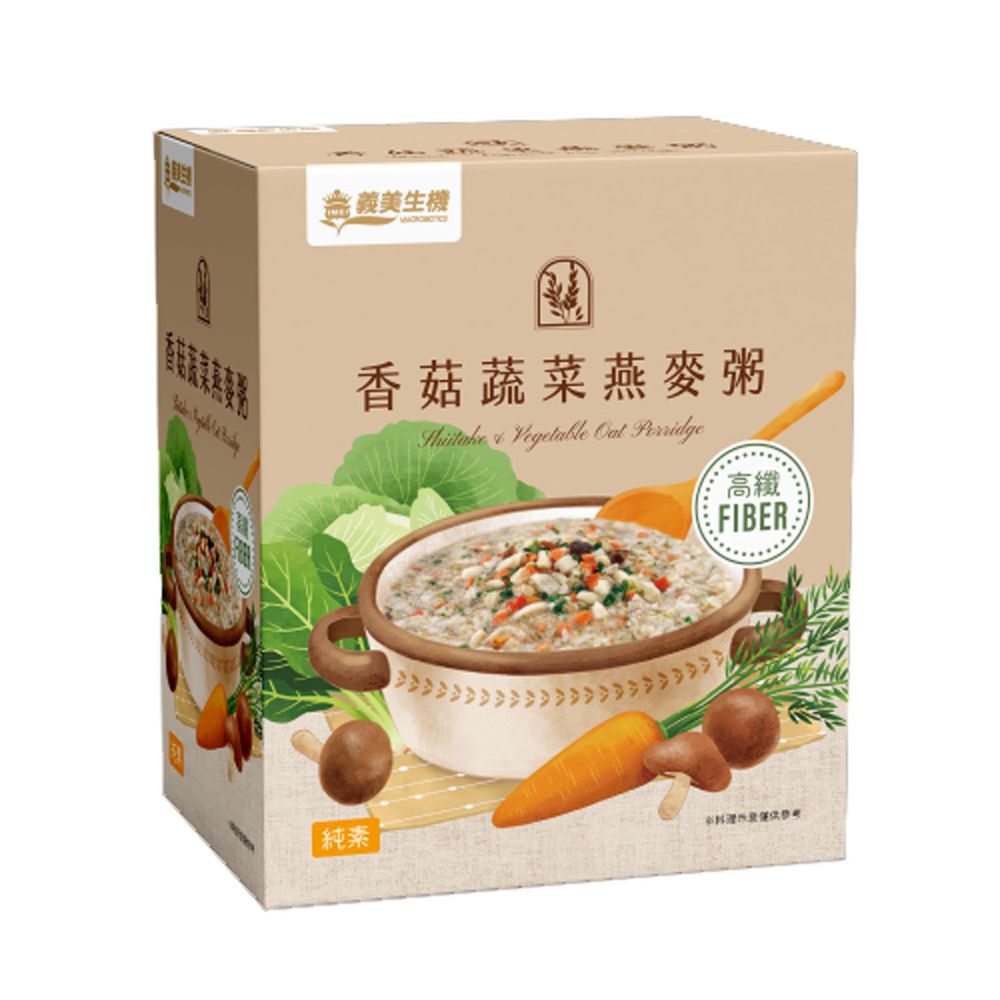 香菇蔬菜燕麥粥-25g/包*10包/盒