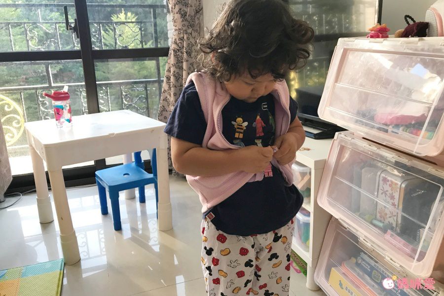 MAMDADKIDS - 搖粒絨保暖背心-小熊-藍色