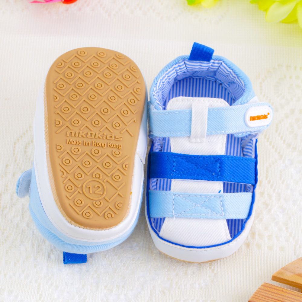 nikokids - 軟Q底學步鞋-藍色(SG565)
