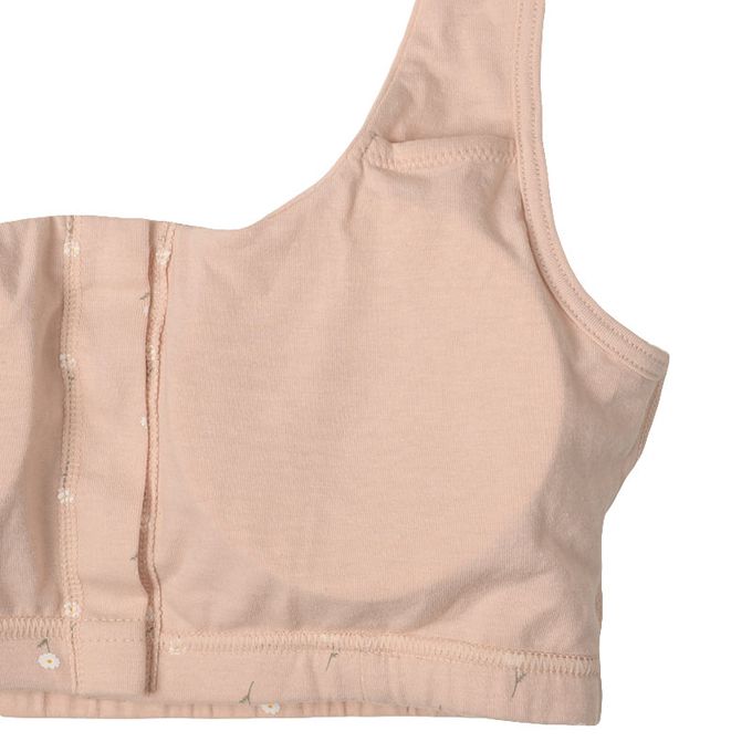 akachan honpo - 半截式內衣-前開式  小花-粉紅色