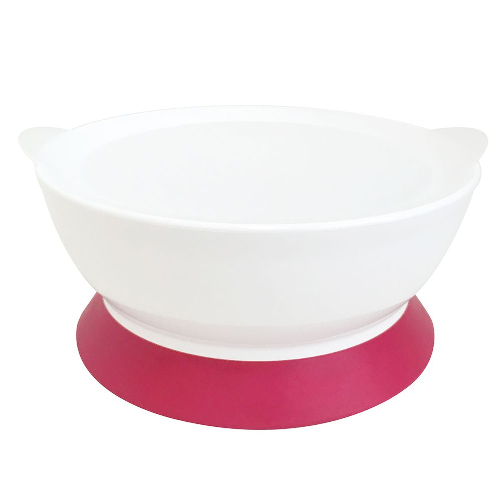 美國 Calibowl - 吸盤碗-粉色
