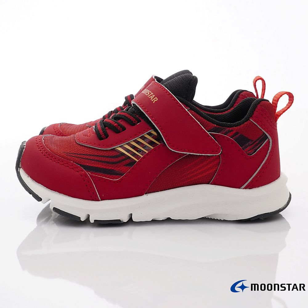 Moonstar日本月星 - 穩定機能運動款(中小童)-運動鞋-紅