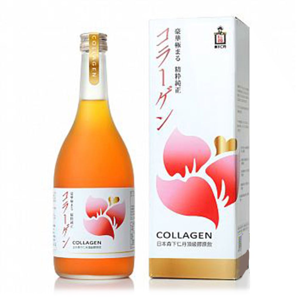 日本森下仁丹 - 頂級膠原蛋白飲(700ML/瓶)-果香味可飲用一個月-孕期、哺乳期頂級小分子膠原補充