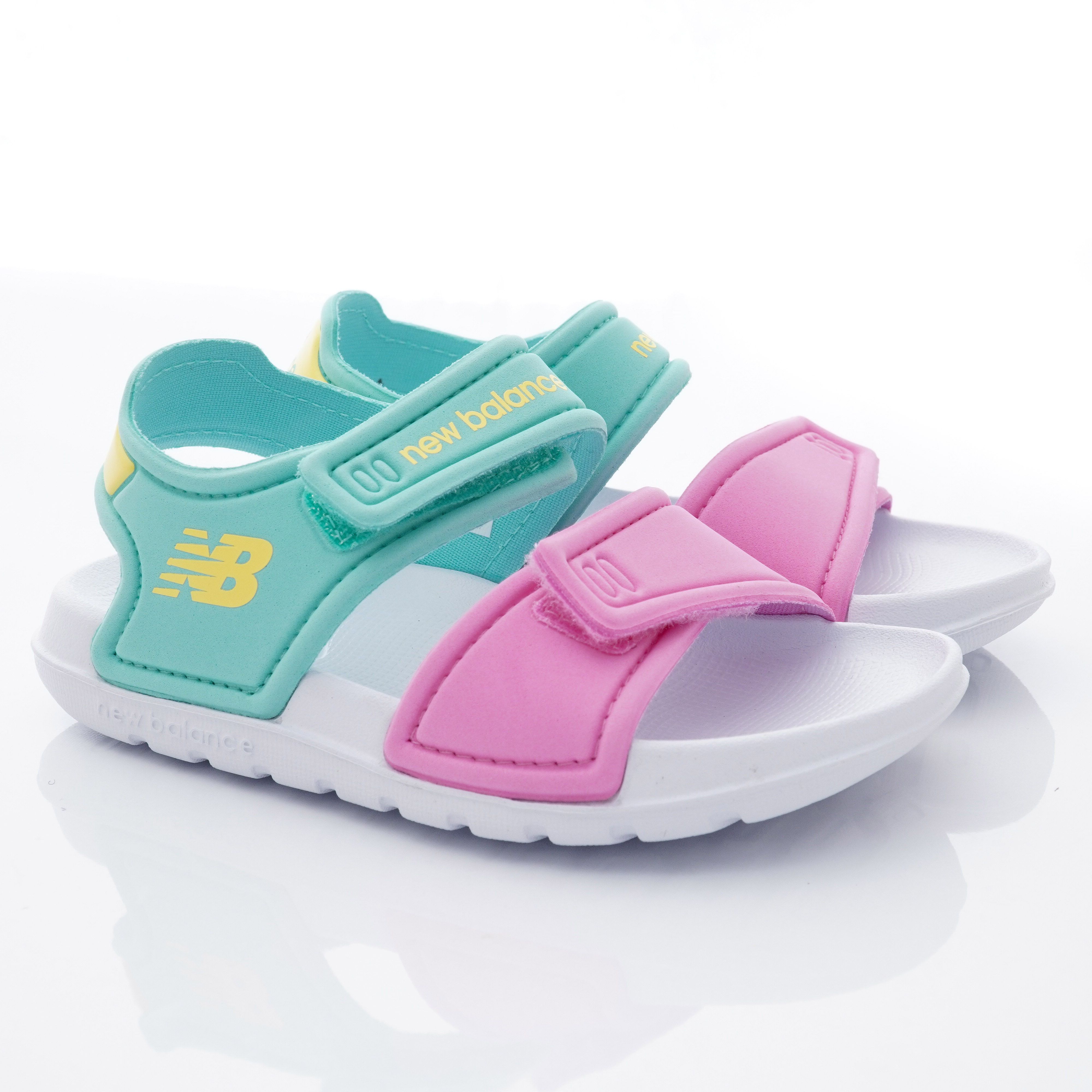 New Balance - NB超輕馬卡龍涼鞋款(小童段)-糖果粉紅/淺綠