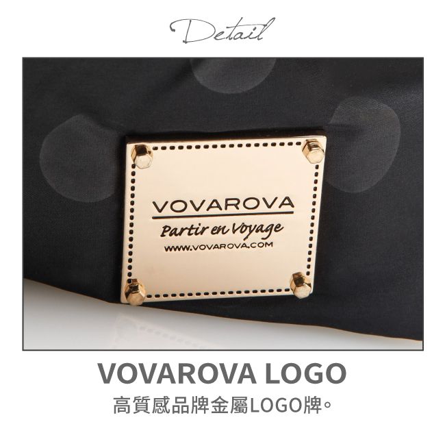 VOVAROVA - 漫步後背包-SHINY DOTTY 黑-黑 (29cmx12.5cmx40cm)