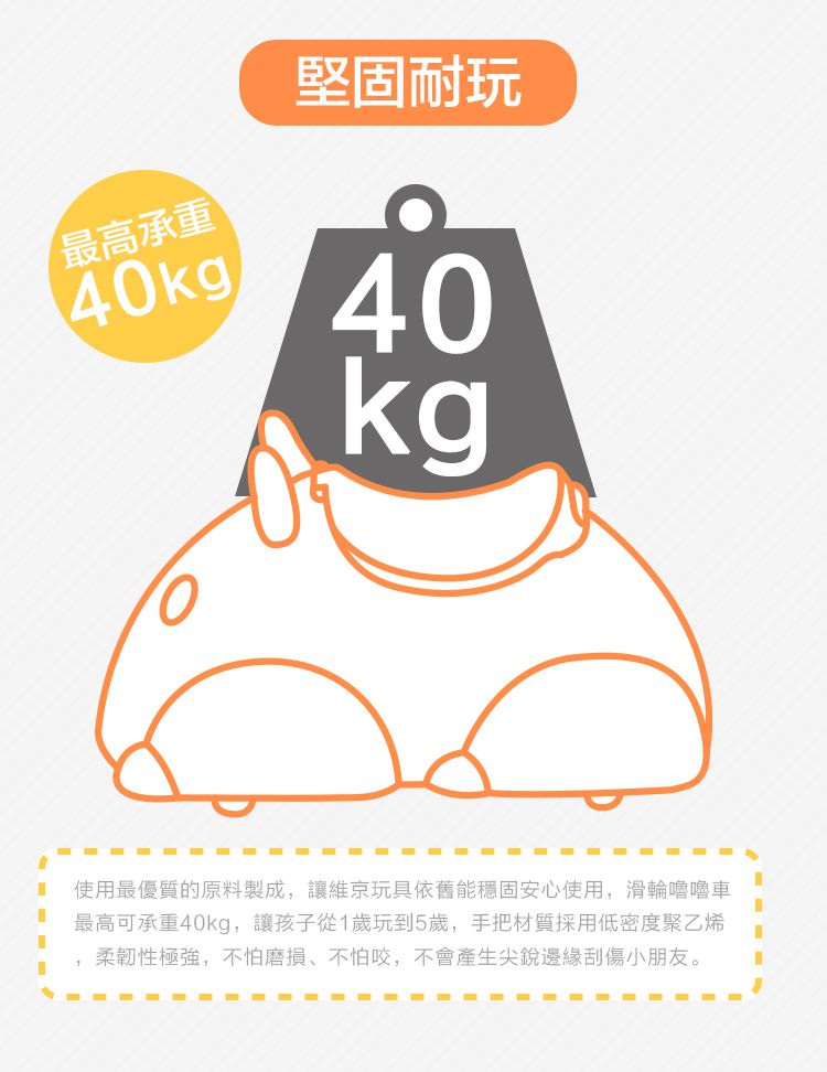 瑞典Viking toys - 學步嚕嚕車 - 悠閒小熊貓 1973