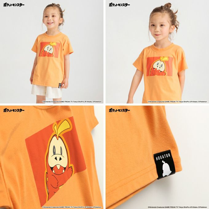 日本 BRANSHES - [限量]寶可夢印花短袖上衣-蒼炎刃鬼-黑