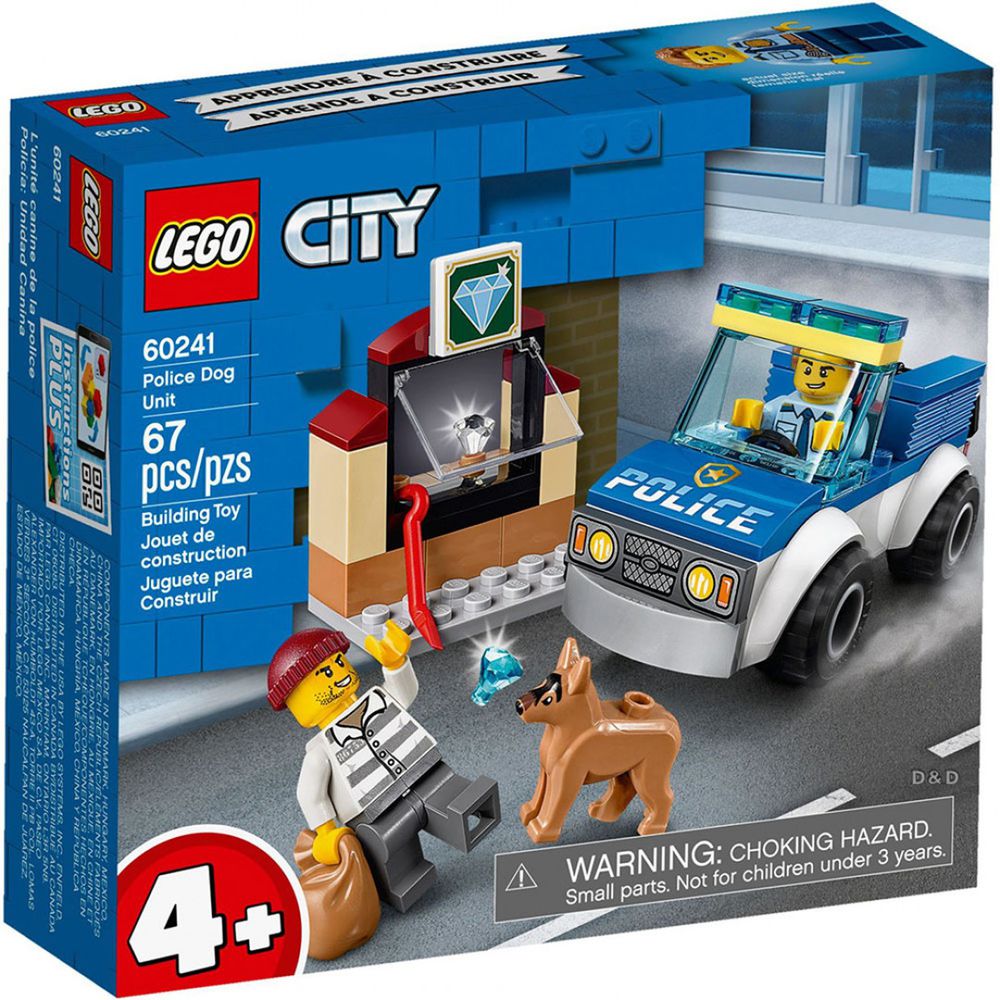樂高 LEGO - 樂高 CITY 城市警察系列 -  警犬隊 60241-67pcs