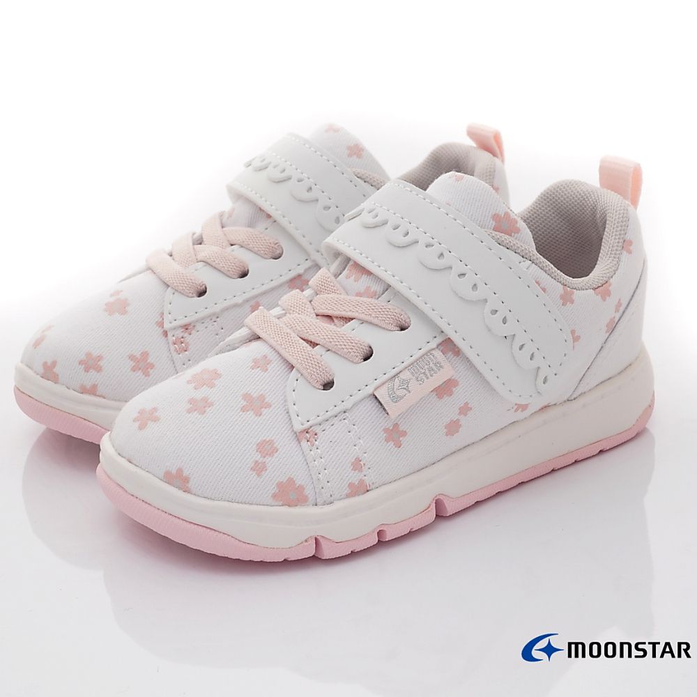Moonstar日本月星 - 月星機能甜心運動鞋款(中小童段)-運動鞋-白