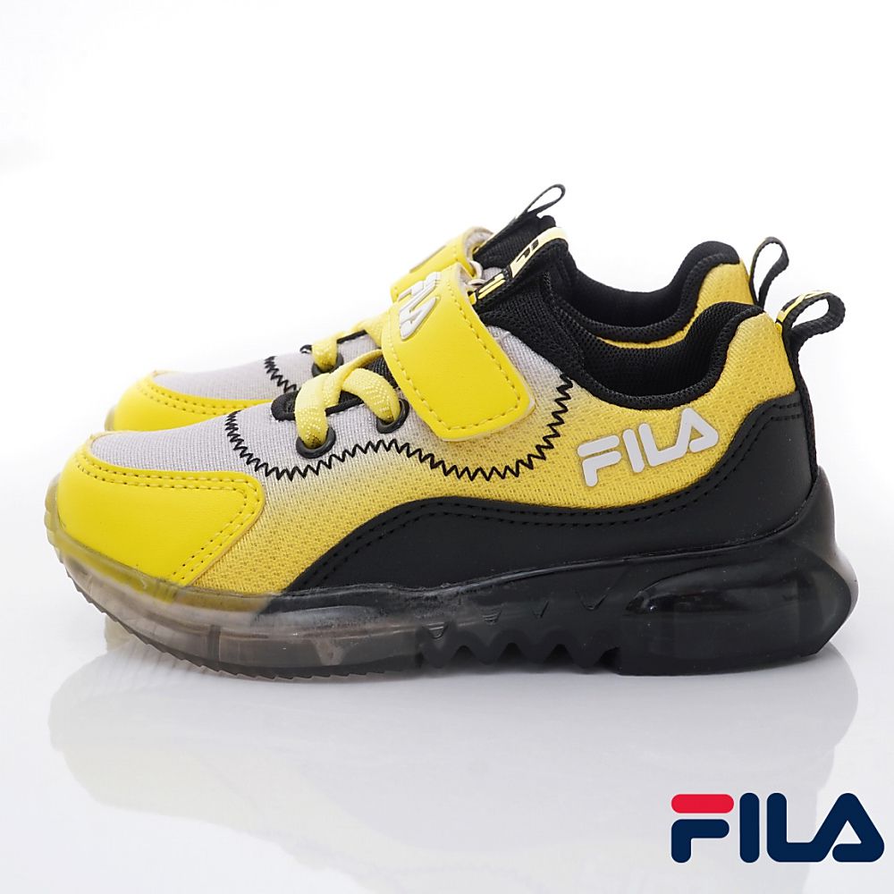 FILA - FILA康特杯電燈運動鞋款(中小童段)-運動鞋-黑黃