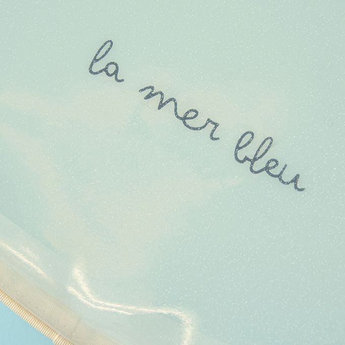 日本 Lycee mine - 微閃亮圓形透明玩水/游泳包-薄荷綠 (F)