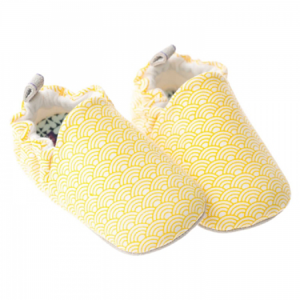 英國 POCO NIDO - 寶寶手工鞋-幾何檸檬