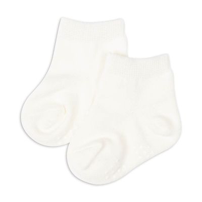 akachan honpo - 經典短襪-米白色 (9~14cm)