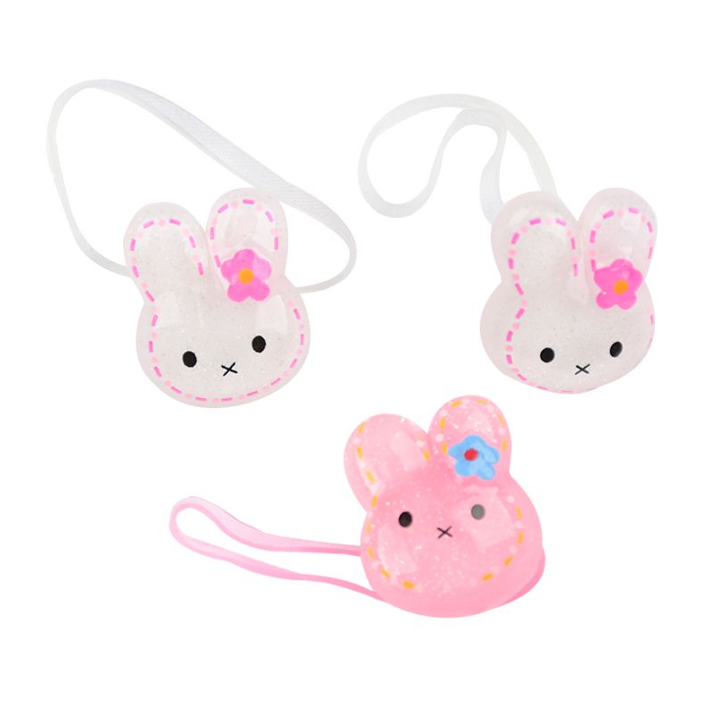 akachan honpo - 迷你髮圈-兔子