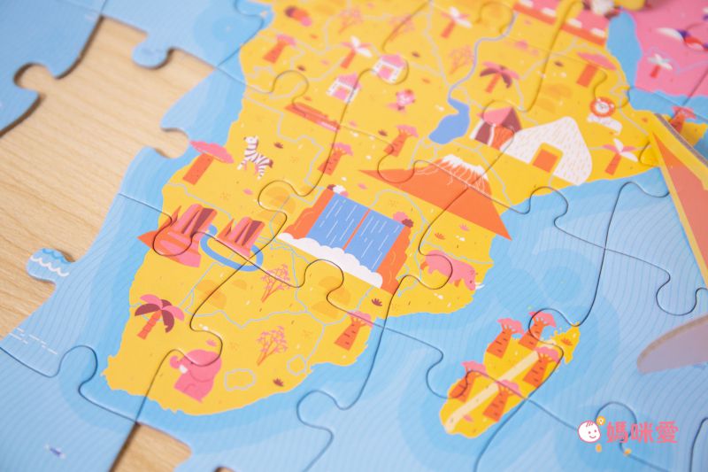 探索世界第一步【法國Janod】世界恐龍拼圖＆學習桌遊