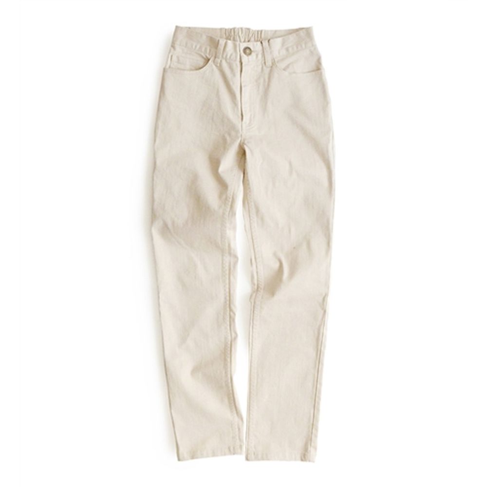 日本 zootie - Better Pants [定番] 率性基本挺款純棉直筒褲-白